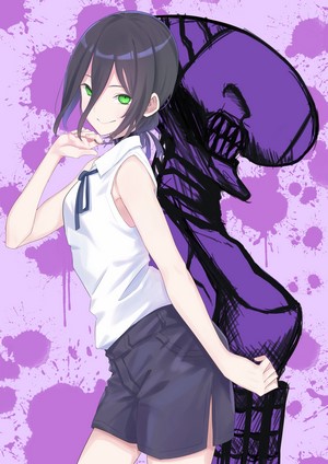 Reze from Chainsaw Man with a devil