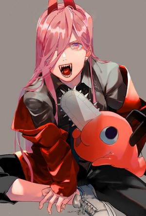 Power from Chainsaw Man with Pochita