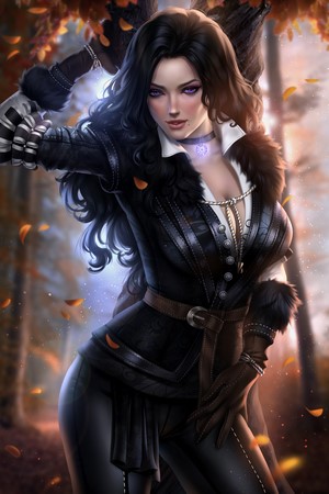 Yennefer Illustration from The Witcher