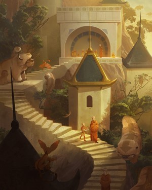 Aang and Appa from Avatar: The Last Airbender
