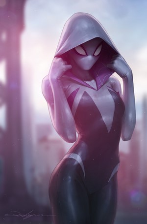Spider-Gwen from Marvel Comics by Lee Jeehyung