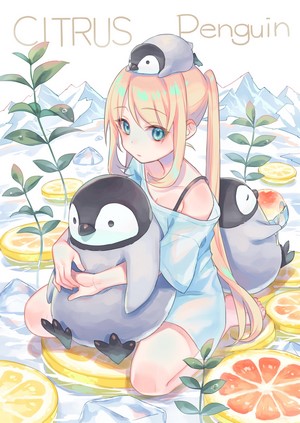 Citrus Penguin Anime Artwork by Zoff
