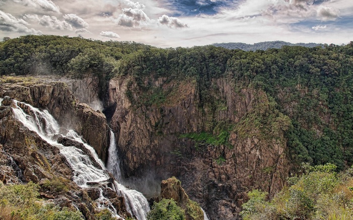 Barron Falls waterfall in Queensland, Australia