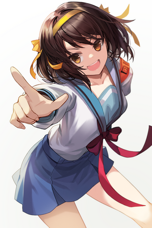 Suzumiya Haruhi from The Melancholy of Haruhi Suzumiya