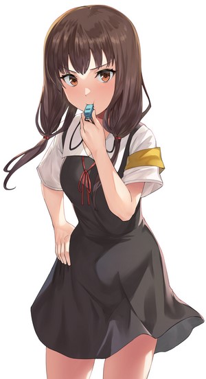 Miko Iino in Black School Uniform