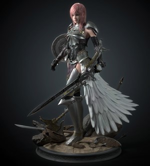 Lightning Farron from Final Fantasy XIII Warrior