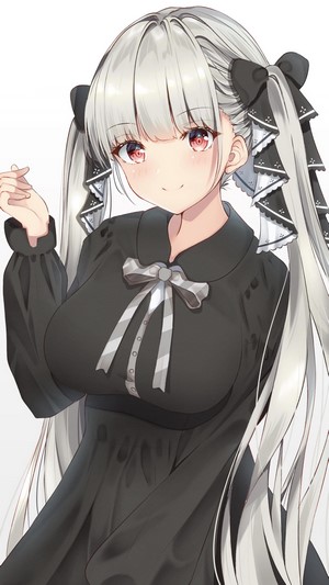 Formidable from Azur Lane with twin tails
