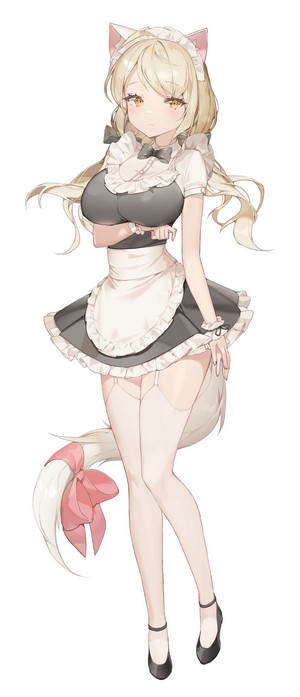 Chyo Fox Girl Maid Outfit Portrait