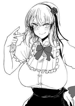 Shidare Hotaru from Dagashi Kashi manga sketch