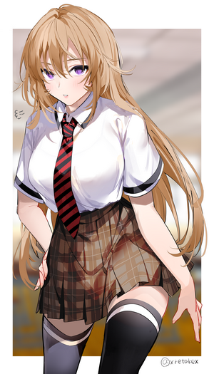Erina Nakiri from Shokugeki no Souma in school uniform