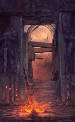 Bonfire from Dark Souls