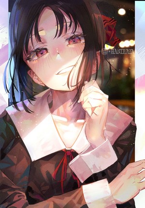 Kaguya Shinomiya Smiling in City Lights