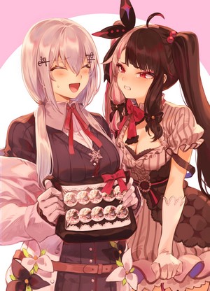 Yorumi Rena and Hakase Fuyuki from Nijisanji