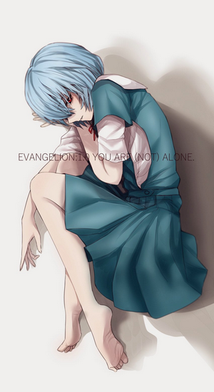 Ayanami Rei in Neon Genesis Evangelion