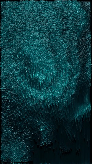 Abstract teal texture with flowing patterns