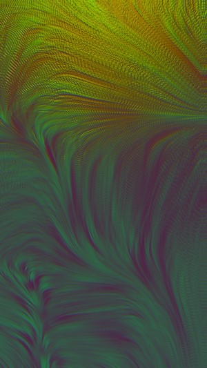 Psychedelic abstract texture with green and yellow hues