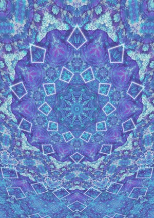 Psychedelic digital art by Zyguratti