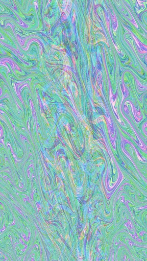 Psychedelic cyan and green abstract texture