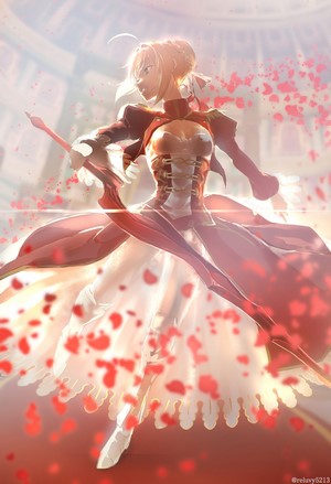Saber from Fate Series