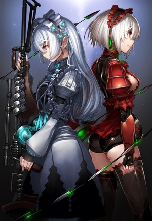 Chaika Bogdan and Chaika Trabant with sniper rifles