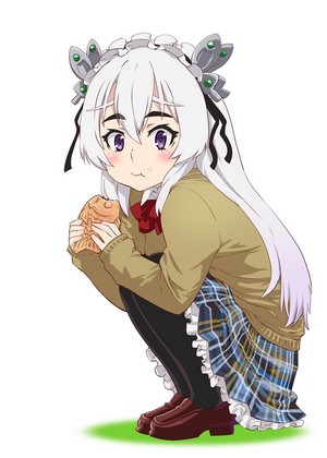 Chaika Trabant from Hitsugi no Chaika eating Taiyaki
