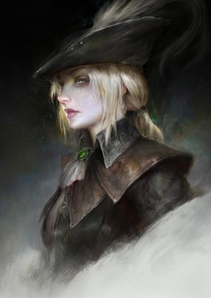 Lady Maria Portrait from Bloodborne Artwork