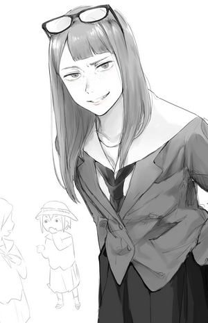 Kanamori Sayaka from Eizouken ni wa Te wo Dasu na! with glasses