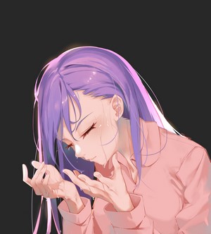 Matou Sakura from Fate/Stay Night crying