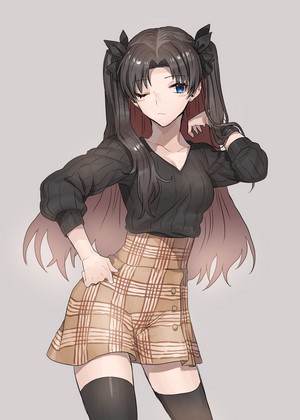 Tohsaka Rin from Fate/Stay Night fan art