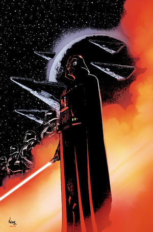 Darth Vader and Imperial Star Destroyers from Star Wars