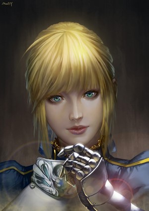 Saber Arturia Pendragon from Fate Series