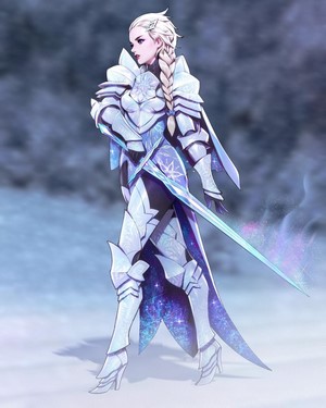 Princess Elsa from Frozen in Armor