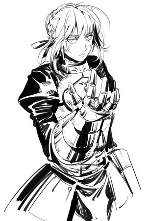 Saber Arturia Pendragon from Fate Series
