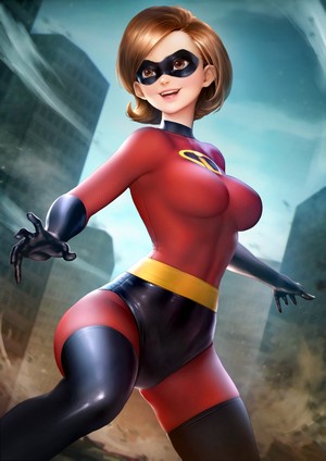 Elastigirl from The Incredibles fan art