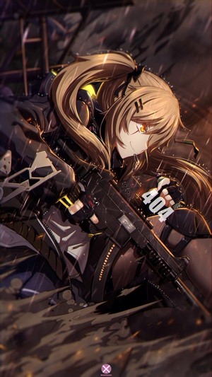 UMP9 from Girls Frontline in the Rain