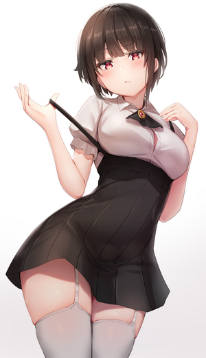 Reinama Anime Girl in Black Skirt