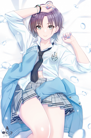 Toru Asakura from Infinote lying on back