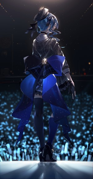 Hoshimachi Suisei from Hololive on Stage