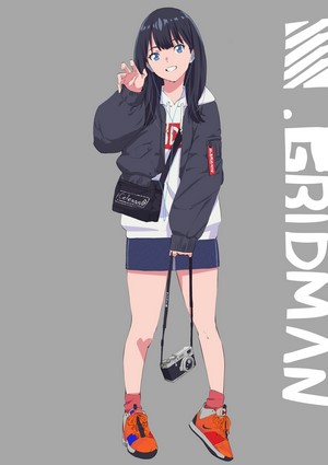 Rikka Takarada from SSSS.GRIDMAN holding a camera