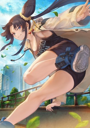 Ushiwakamaru from Fate Series in anime artwork