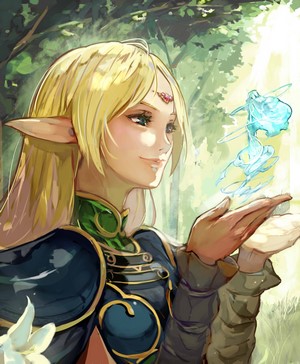 Deedlit from Record of Lodoss War with Fairies