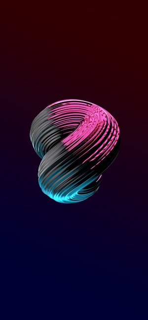 Abstract digital art with pink and blue lighting
