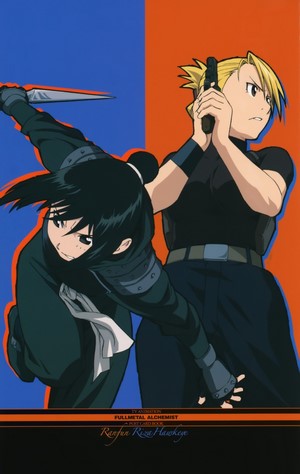 Riza Hawkeye and Ranfan from Fullmetal Alchemist