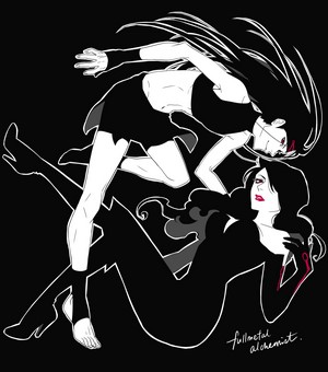 Lust and Envy from Fullmetal Alchemist