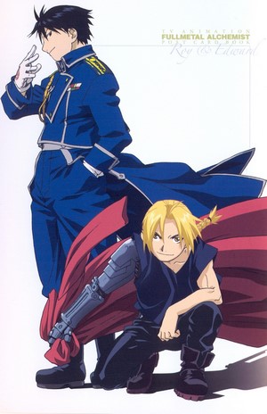 Roy Mustang and Edward Elric from Fullmetal Alchemist