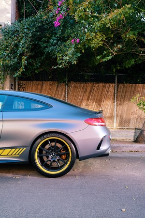 Mercedes-Benz C-Class Coupe on a street