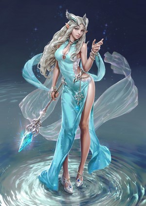 Seunghee Lee Mystical Water Elf Magician
