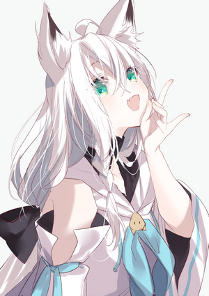 Shirakami Fubuki from Hololive