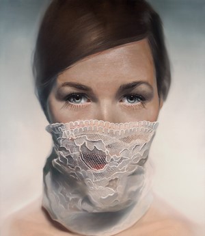 Realistic Painting of a Woman by Mike Dargas