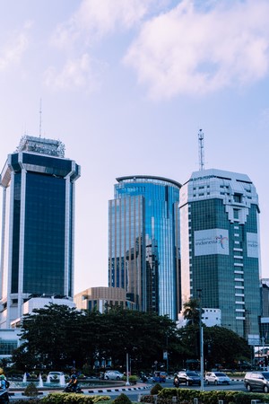 Indonesia, Jakarta, architecture, skyline, city, building HD Phone ...